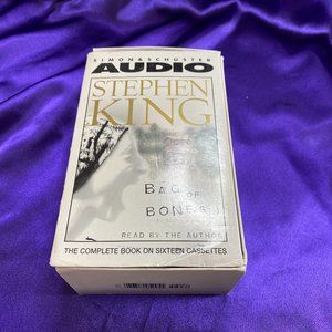 📌 VTG Audio Stephen King Bag of Bones Complete Book on 16 Cassettes Audiobooks